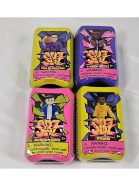 Screen Breakz Figures Lot of 4 RyGuyRocky, Flight, Classic Khaby, The Professor